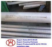 ASTM A 312 TP 316 Ống thép không gỉ