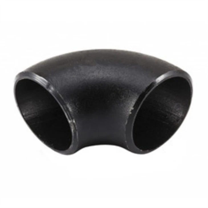Carbon Steel A234 WPB 1/2-48'' Pipe Fittings For Connect SCH80 90 Degree Long Radius Elbow 5